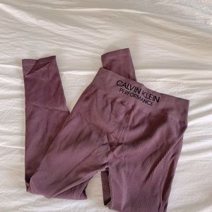 Calvin Klein ribbed leggings size m